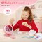 Electric Bead Spinner for Jewelry Making, Automatic Clay Beads for Cool Necklaces and Bracelets Maker, Beginner Bracelet Making Kit, DIY Arts and Crafts Birthday Gifts(Pink)